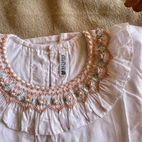 Blusa Alicia Bordado Palo Rosa